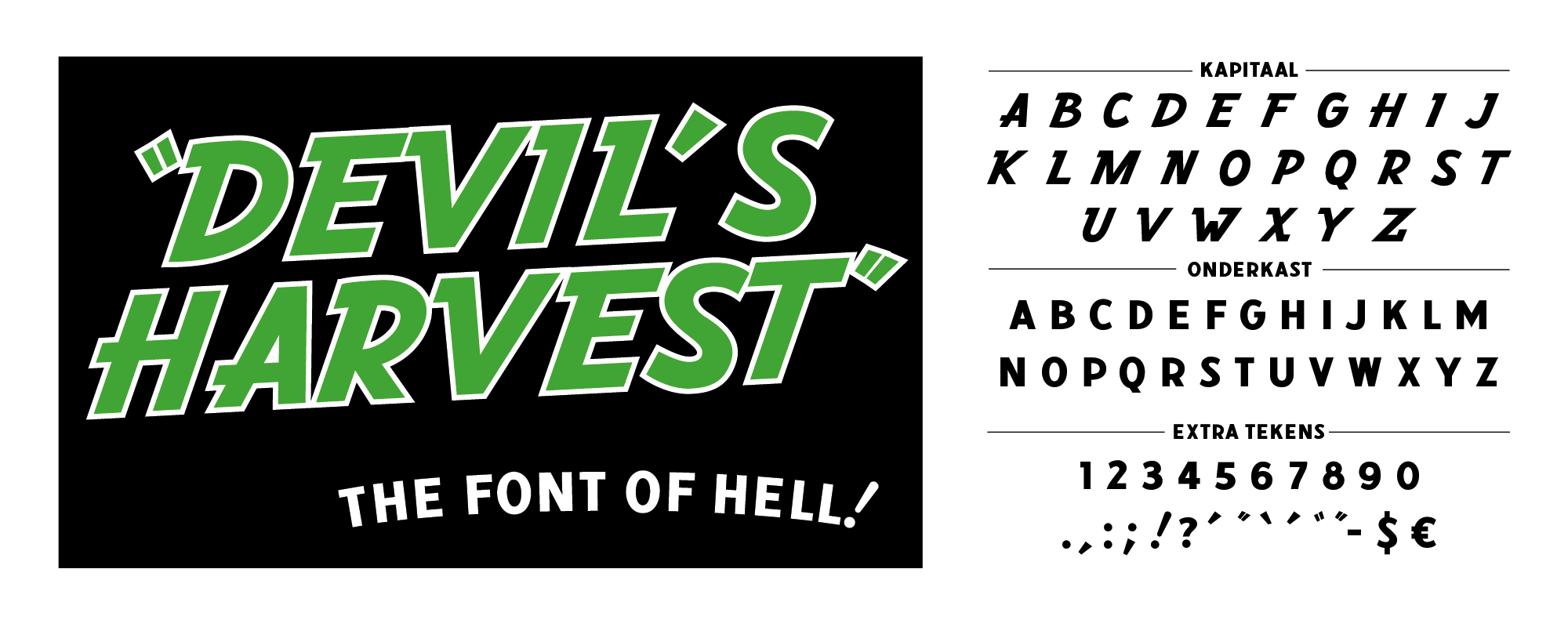 Devil's Harvest font