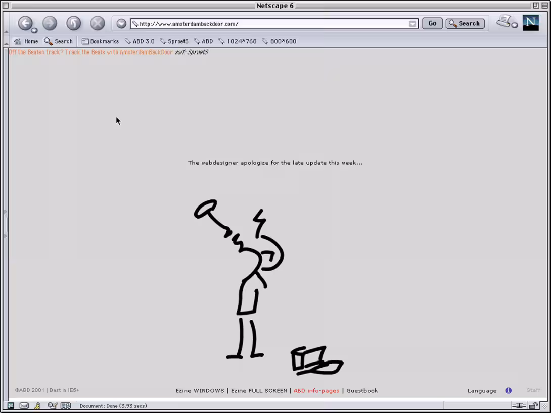 ABD Website voorpagina met Flash animatie ABD Website voorpagina met Flash animatie